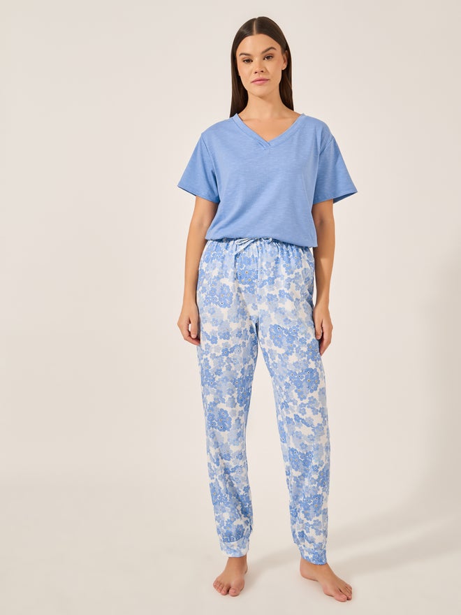 Styli Styli Unwind Floral Cuffed Pajama Set  - Image 2