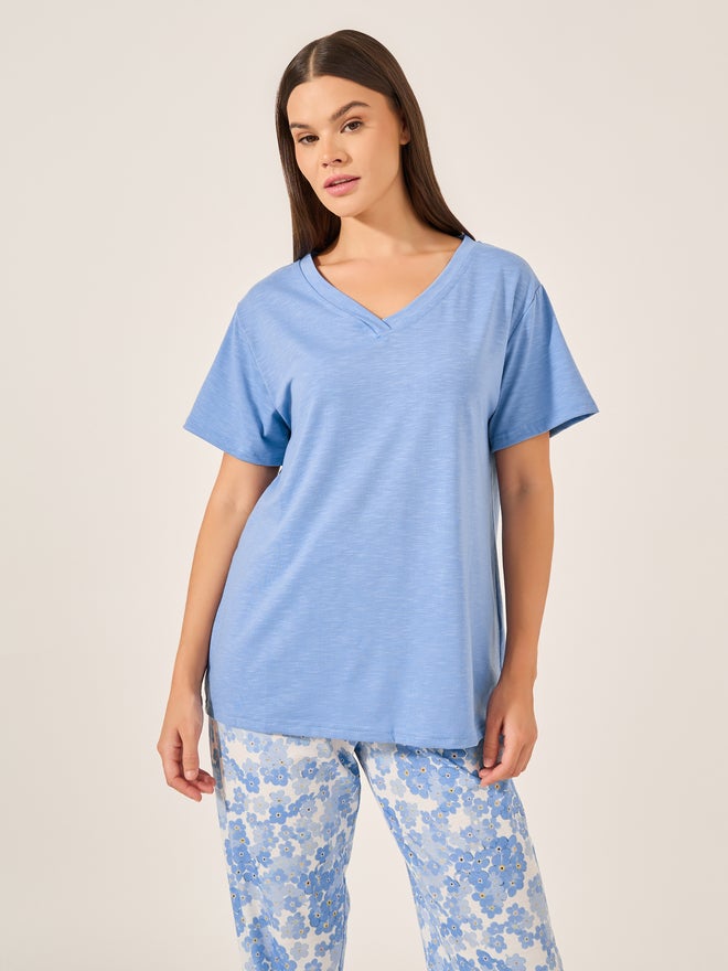 Styli Styli Unwind Floral Cuffed Pajama Set  - Image 3