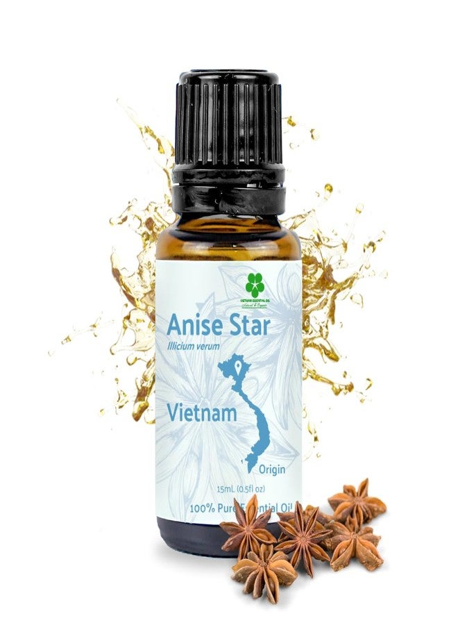 Nature Packaged Star Anise Essential Oil - Direct from Malagassi Essential Oils - Premium Star Anise Seed Oil for Aromatherapy, Diffuser, Candle, Soap, Skin and Hair 15ml - Image 1