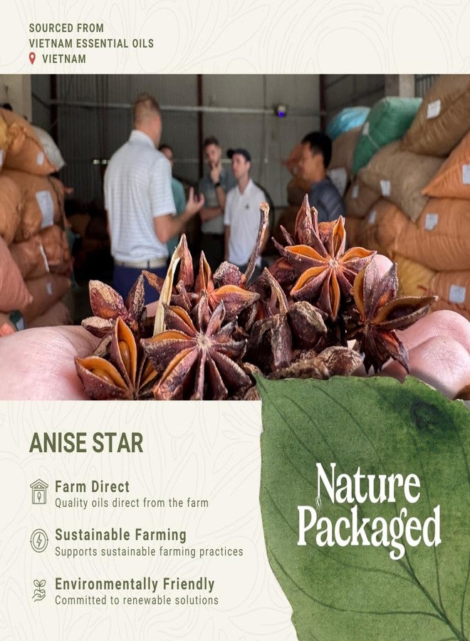 Nature Packaged Star Anise Essential Oil - Direct from Malagassi Essential Oils - Premium Star Anise Seed Oil for Aromatherapy, Diffuser, Candle, Soap, Skin and Hair 15ml - Image 3