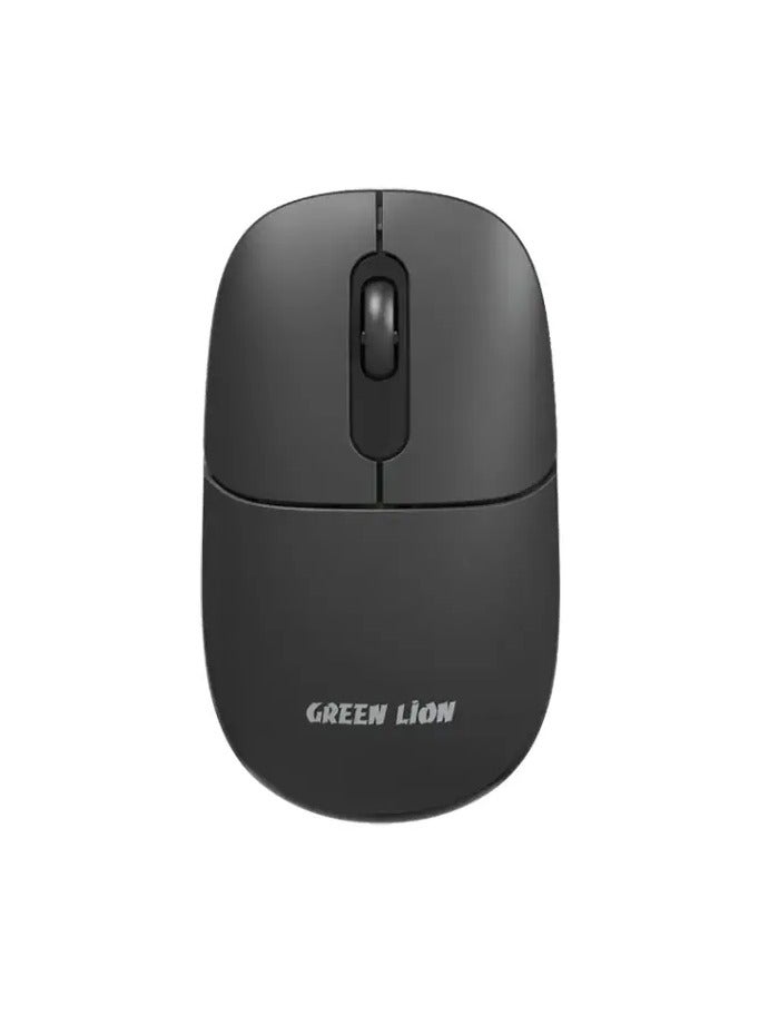 جرين ليون مجموعة لوحة مفاتيح وماوس لاسلكية من جرين ليون GKM-200 - أسود - Image 2