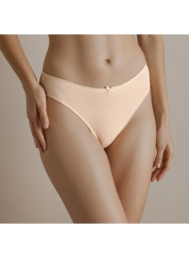 Aadaraya  Set of 5 - Bikini Briefs with Bow for Women | Best Price UAE