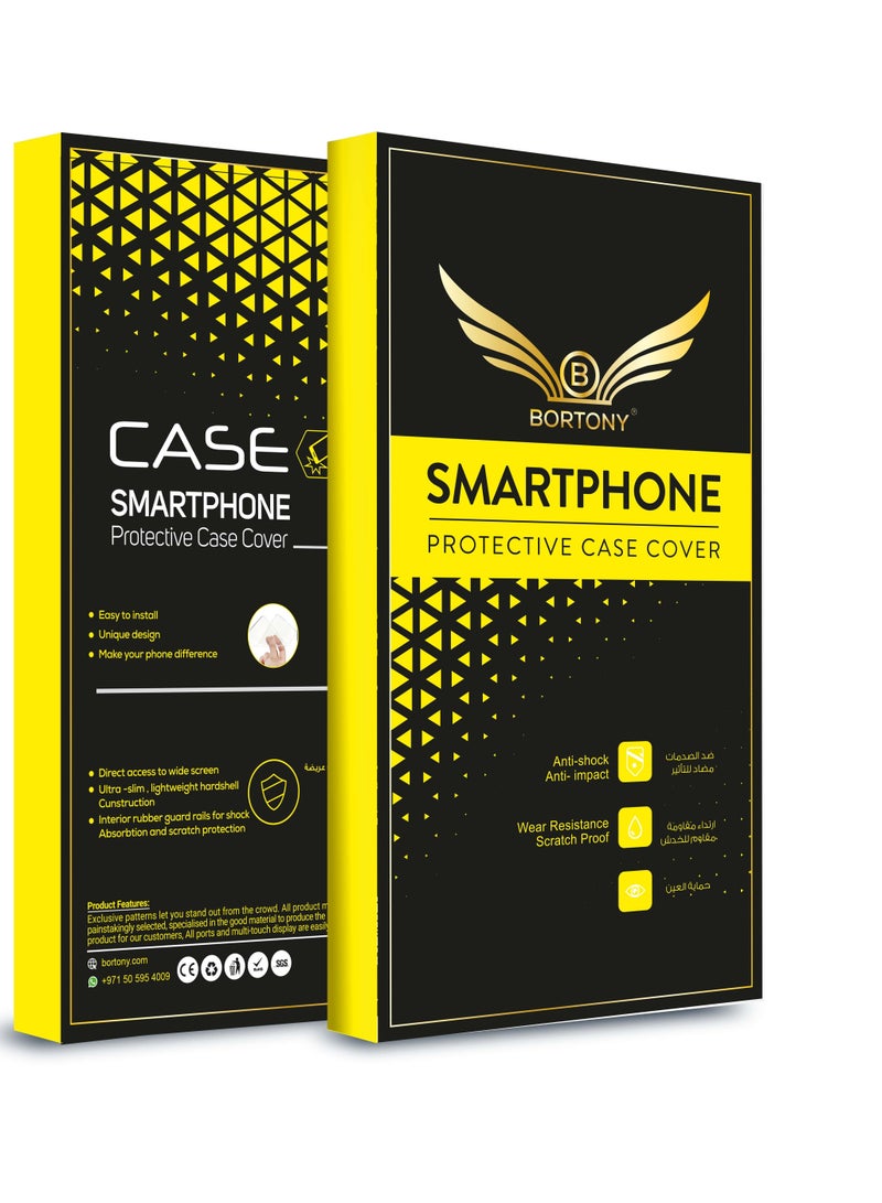 BORTONY Protective Case Cover With Finger Grip Stand For Samsung Galaxy A22 - Image 4