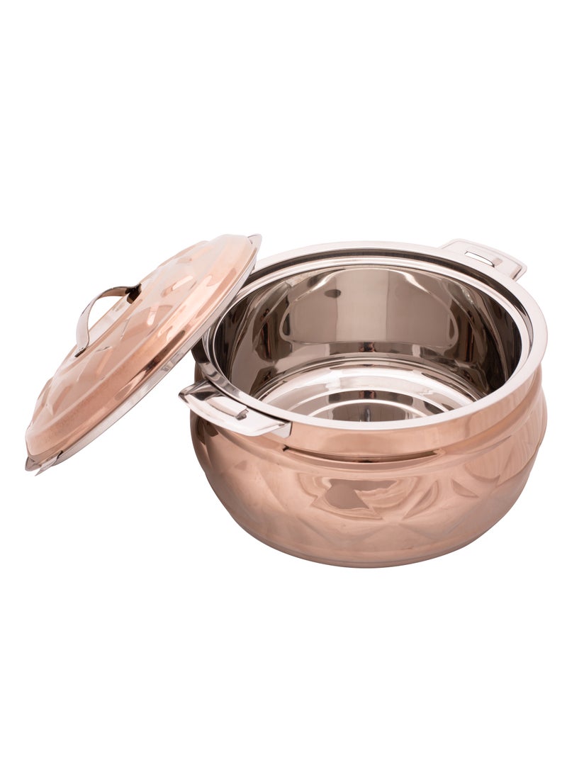 ZOLTEN Stainless Steel New Diamond Hotpot 3.5 Liters Rose Gold Colour  - Image 2