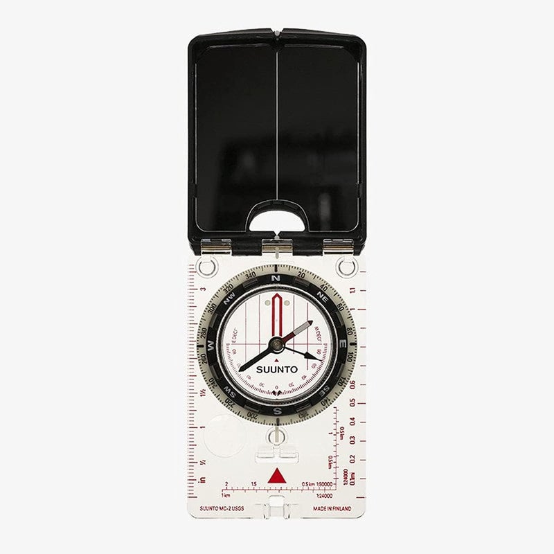 SUUNTO MC-2 Mirror Compass - Northern Hemisphere Orientation with Magnifying Lens and Adjustable Declination - Image 1