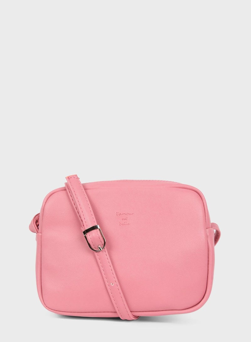 DeFacto Zip Over Crossbody Bag - Image 1