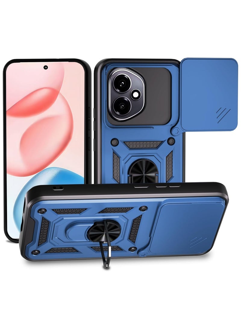 جراب honor 400 كام شيلد مقاوم للصدمات والخدوش حماية كاملة بتصميم جذاب مع غطاء للكاميرا وحلقة معدنية متعدد الوظائف لهاتف هونر 400  (honor 400 cover)