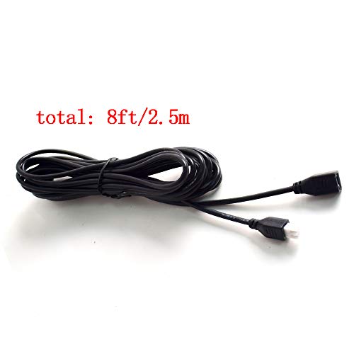 Ekylin 2.5M 8Ft Extension Cable for Car Auto Parking Radar Sensor Kit - Only for Rear Sensors - Image 3