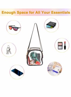Excefore Clear Purse for Women Stadium, Clear Crossbody Bag Clear Tote Bags for Stadium  - Image 4