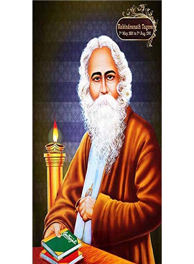 pnf Decorative Art Print of Rabindranath Tagore Wall Poster (12 inch X 18 inch, Rolled) (Leaders 12, 12x18) - Image 1