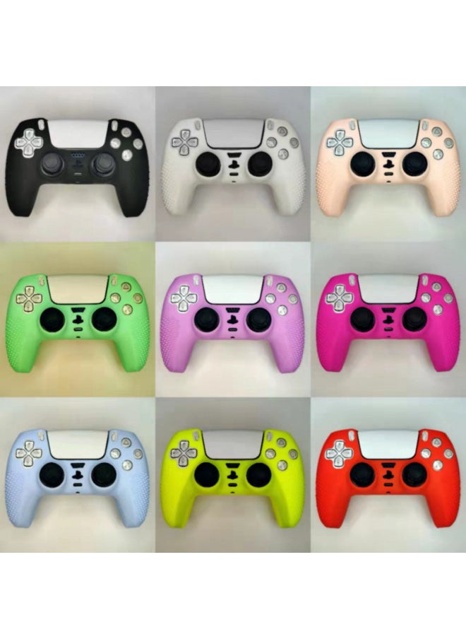 Generic - Suitable For Black Myth Wukong PS5 Game Handle Silicone Protective Cover With Non-slip Point Pure Mixed Color Camouflage Wireless-Product Color:Ps5 With Anti-slip Point Solid Color Mixed Color Camouflage-Model:9 - Image 1