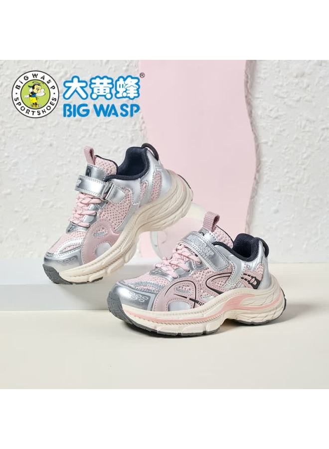 Big Wasp Kids Fashion Boys Sports Shoes Girls Casual Trendy D312533180 Rouge Pink Size 38