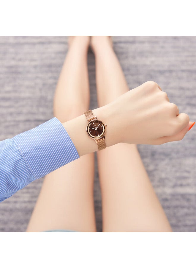 Julius Women'S Watch, Valentine'S Day Birthday Gift For Girlfriend, Student Quartz Ladies Watch, Rose Gold Dial Ybja-917D - Image 4