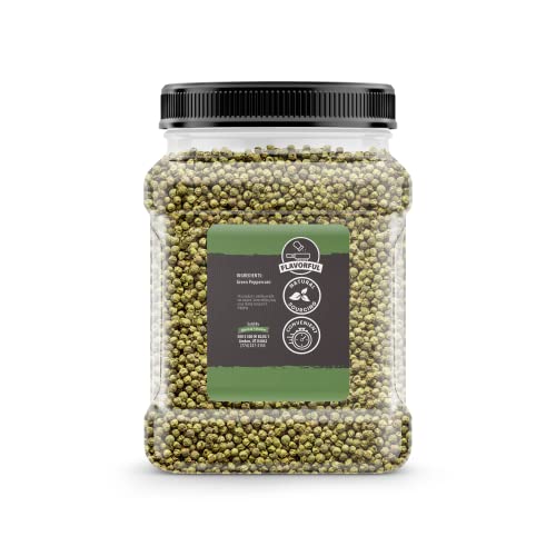 Birch & Meadow 1.25 lb of Green Peppercorns, Fresh & Mild Flavor, Whole & Dried - Image 2