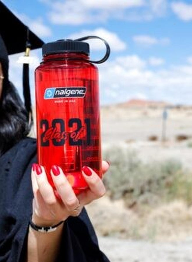 Nalgene 32oz Wide Mouth Red Sustain - Image 4