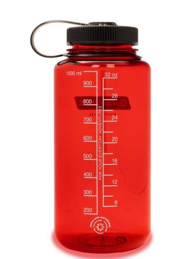 Nalgene 32oz Wide Mouth Red Sustain - Image 2