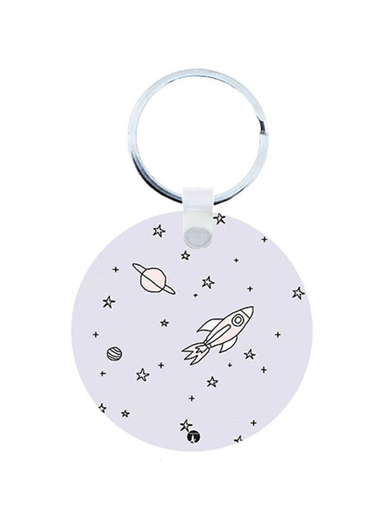 RKN Space Wooden Keychain