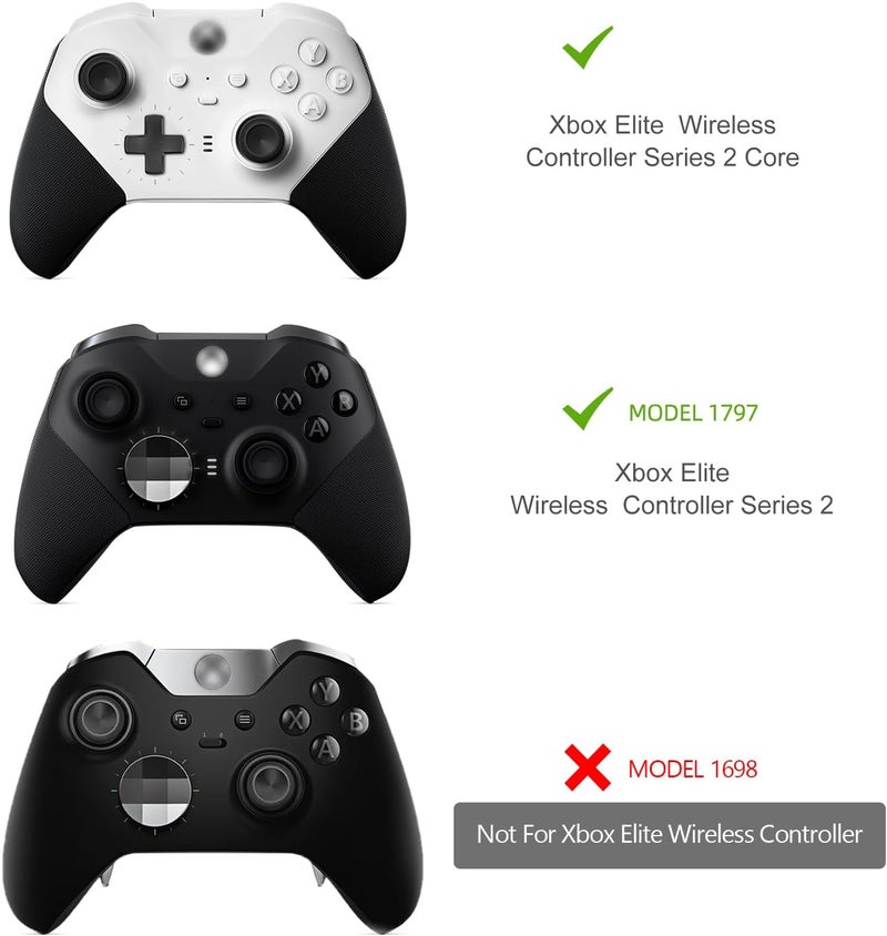 CometSouth 13 in 1 Metal Thumbsticks for Xbox One Elite Series 2, Elite Series 2 Controller Accessory Parts, Gaming Accessory Replacement, Metal Mod 6 Swap Joystick, 4 Paddles, 2 D-Pads, 1 Tool (Plating Gold) - Image 5