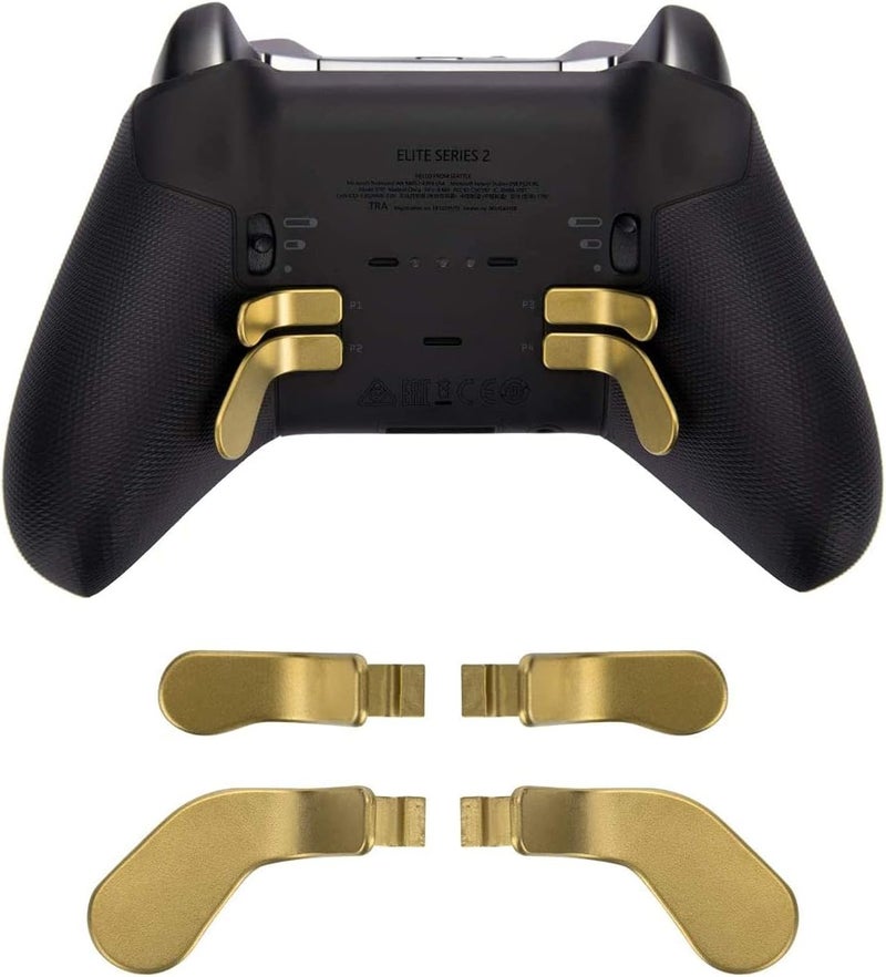 CometSouth 13 in 1 Metal Thumbsticks for Xbox One Elite Series 2, Elite Series 2 Controller Accessory Parts, Gaming Accessory Replacement, Metal Mod 6 Swap Joystick, 4 Paddles, 2 D-Pads, 1 Tool (Plating Gold) - Image 4