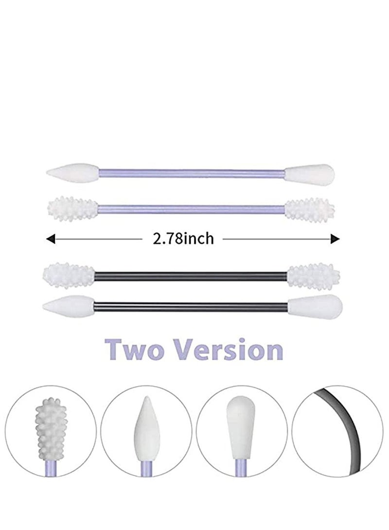 KASTWAVE 4 sticks Washable Safety Silicone Cotton Buds for Ear Cleaning Cosmetic Beauty Care  - Image 4