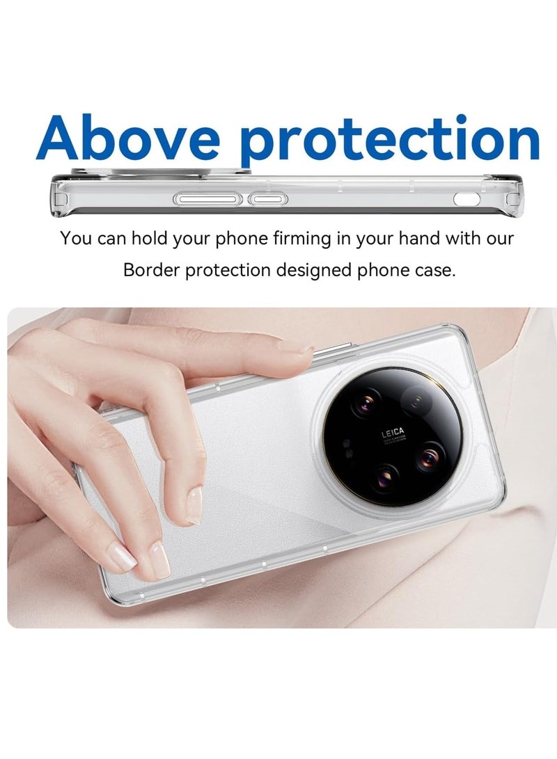 SYOSI Case for Xiaomi 13 Ultra Case, Transparent Phone Case with HD Screen Protector, Scratch-resistant Phone Shell, Full Protection Smartphone Case,Fit for Xiaomi 13 Ultra Accessory - Image 3
