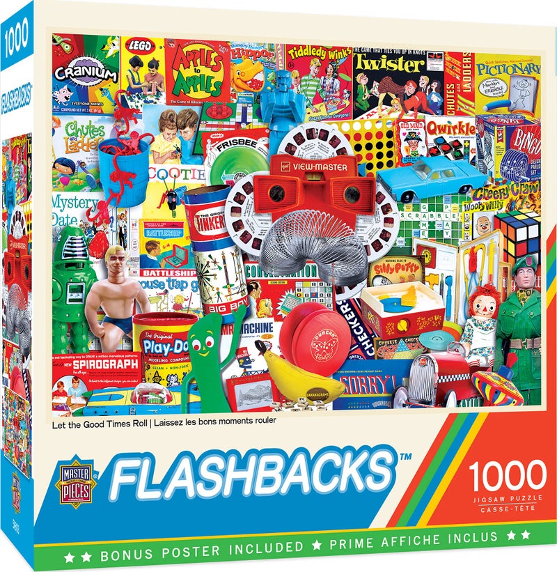 MasterPieces - 1000 Piece Jigsaw Puzzle, Let the Good Times Roll, Fun for Adults, Family, Kids, Non-Glare Finish, 19.25" x 26.75" - Image 1