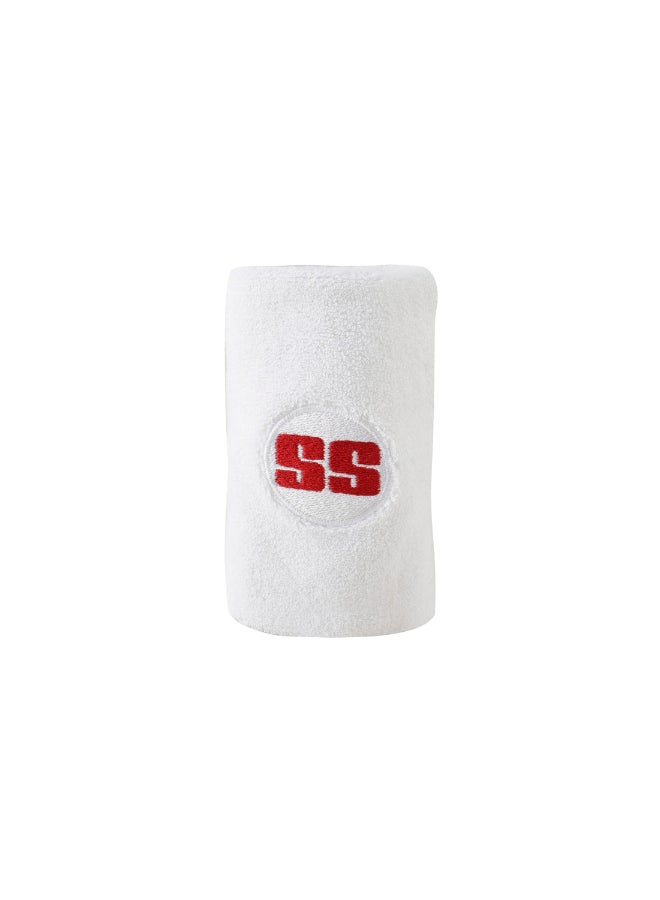 SS Cricket Wrist Band 3 inch - White Sweatband for Match Play, Practice & Training - Image 3