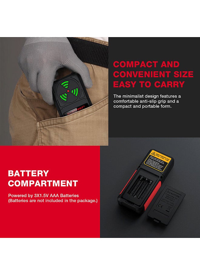 HABOTEST - HT629 Nuclear Radiation Detector Geiger Counter X-ray Y-ray β-ray Detector LCD Display Marble Radioactivity Tester Personal Dosimeter - Image 1