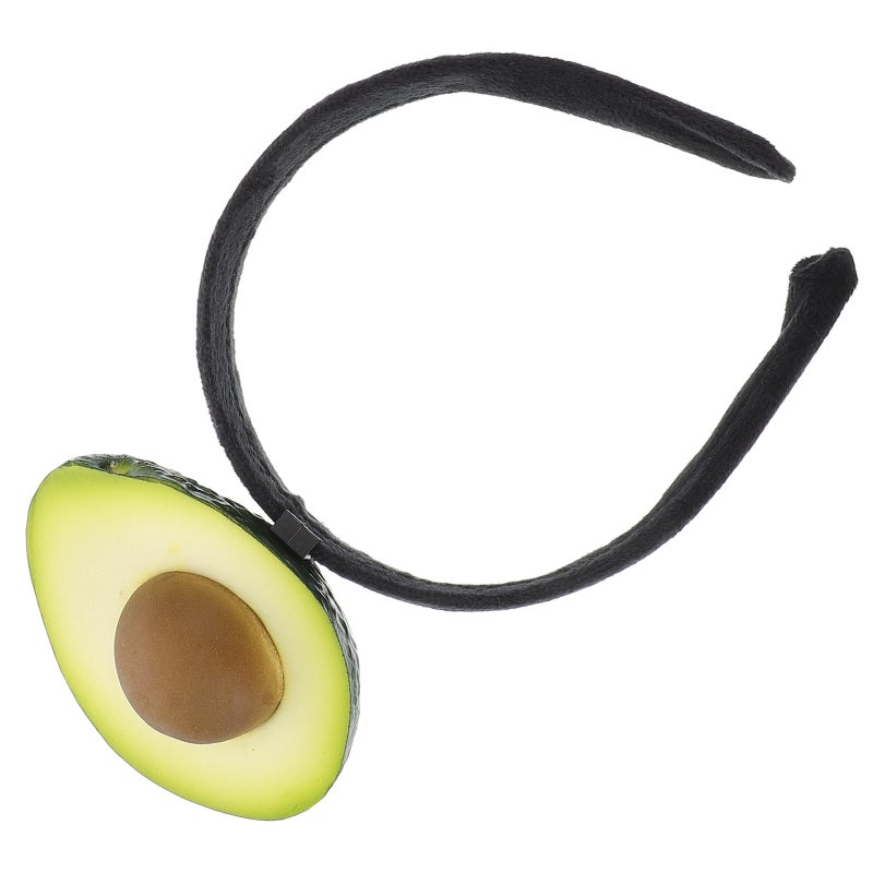 Cute Avocado Headband Fruit Hair Hoop Hairband Realistic Avocado Boppers Party Headdress For Kids Women Girls Hair Accessories - Image 1