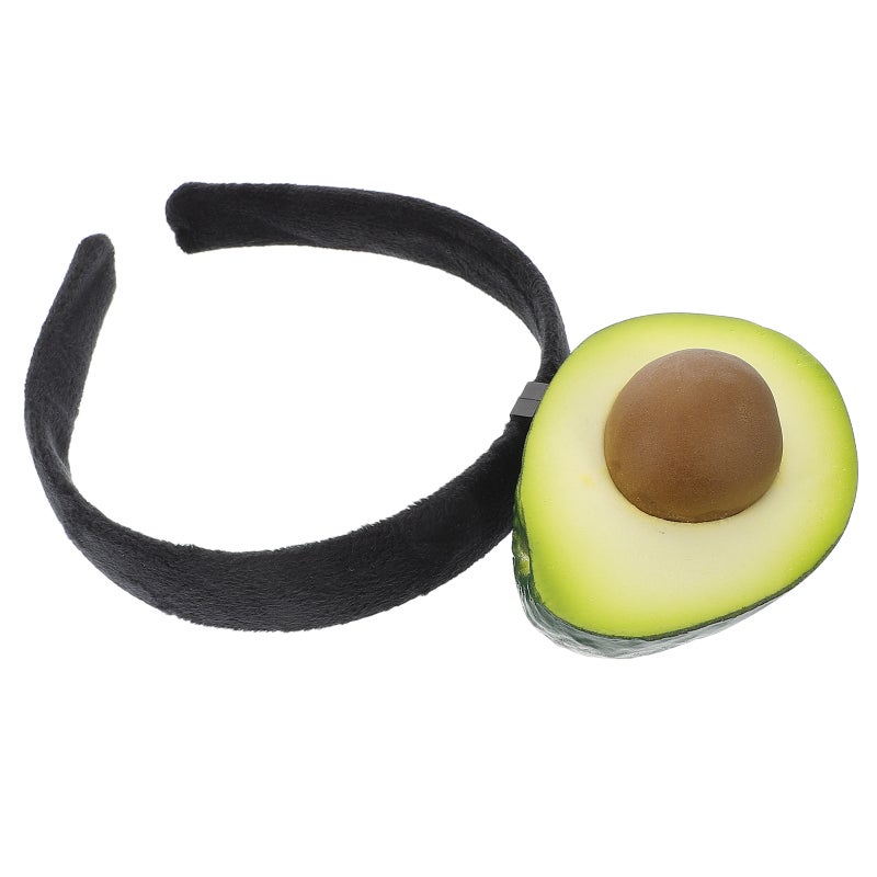 Cute Avocado Headband Fruit Hair Hoop Hairband Realistic Avocado Boppers Party Headdress For Kids Women Girls Hair Accessories - Image 3