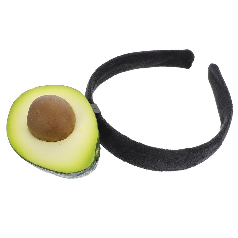 Cute Avocado Headband Fruit Hair Hoop Hairband Realistic Avocado Boppers Party Headdress For Kids Women Girls Hair Accessories - Image 4