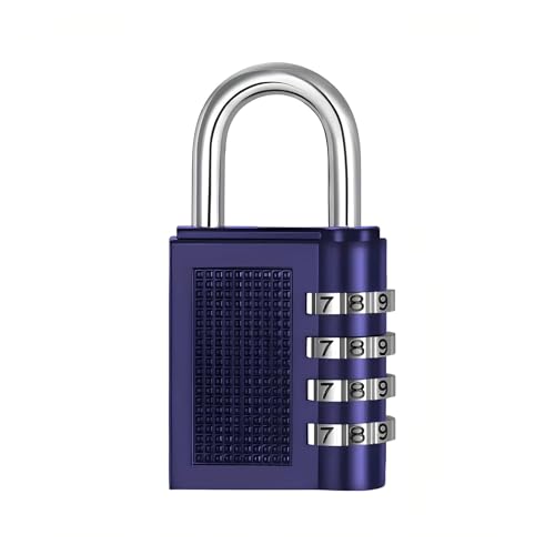 Garth Number Lock Set of 2 – Multicolour 4-Digit Number Combination Anti-Theft Metal Lock for Travel Bag, Luggage, Door, Tool Box, Resettable PIN Number Padlock (Initial Password 0-0-0-0) - Image 5