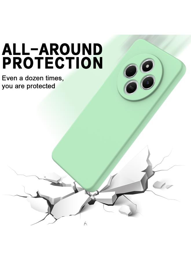 S-TOP Case For Redmi 14R / Xiaomi Poco C75 Solid Color Liquid Silicone Dropproof Full Coverage Phone Case - Image 4