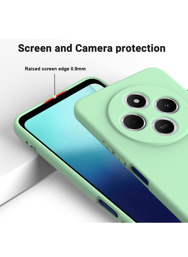 S-TOP Case For Redmi 14R / Xiaomi Poco C75 Solid Color Liquid Silicone Dropproof Full Coverage Phone Case - Image 3