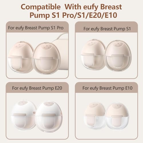BDICOVE 8pcs Breast Pump Spout Cap for eufy Wearable Breast Pump S1 Pro/S1/E20/E10, Replace Spout Cover for eufy Pump, Made by BDICOVE, Not Original Parts - Image 2