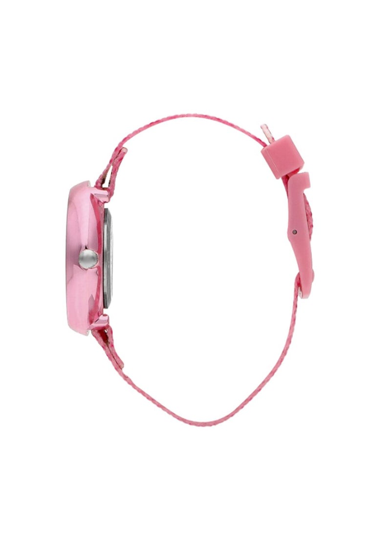 Lee Cooper - Lee Cooper Unisex PC21S Movement Watch, Multi Function Display and Textile Strap - LC.K.3.088, Pink - Image 1