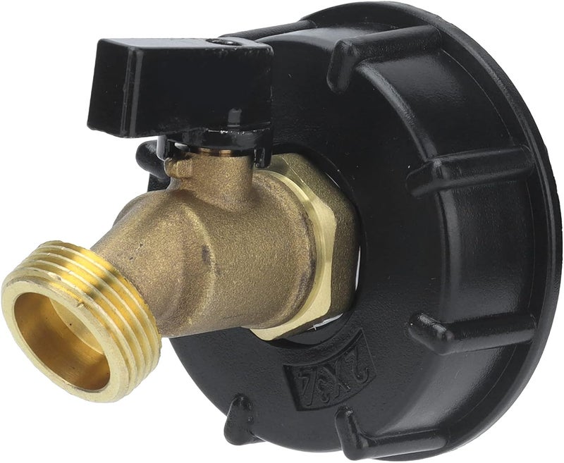 Focket Brass Faucet Valve IBC Tote Adapter for Easy Opening and Closing of UK IBC Containers - Image 3