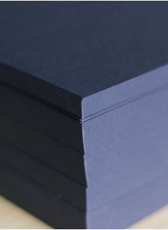 firstnock Navy Blue Colored Paper A4 20 Sheets 250 GSM Thick Navy Blue Paper for School Assignment Work Office Work Invitation Card wedding card business card craft making cardstock Dark Blue Paper  - Image 4