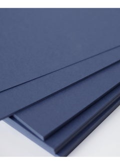 firstnock Navy Blue Colored Paper A4 20 Sheets 250 GSM Thick Navy Blue Paper for School Assignment Work Office Work Invitation Card wedding card business card craft making cardstock Dark Blue Paper  - Image 1