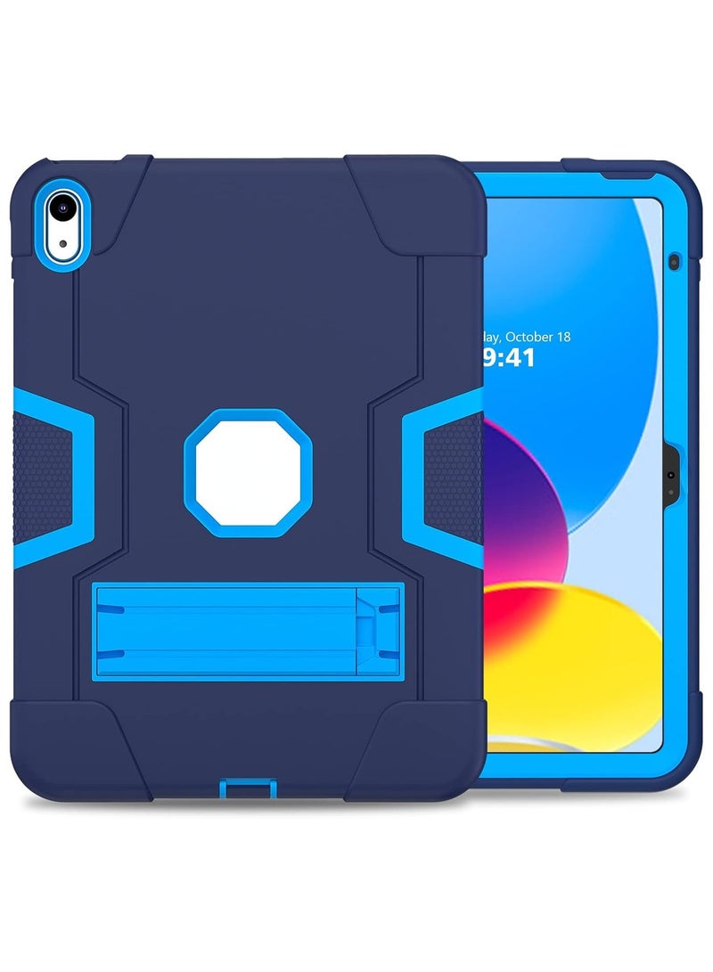 general Kids Case for iPad 10th Generation 10.9 inch 2022, Slim Heavy Duty Shockproof Rugged Protective Cover with Built-in Stand for 10.9'' iPad 10th Gen