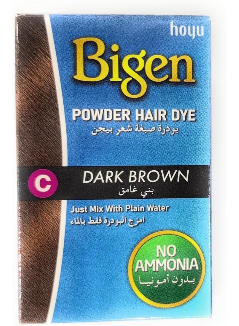 Bigen Powder Hair Dye - Dark Brown C