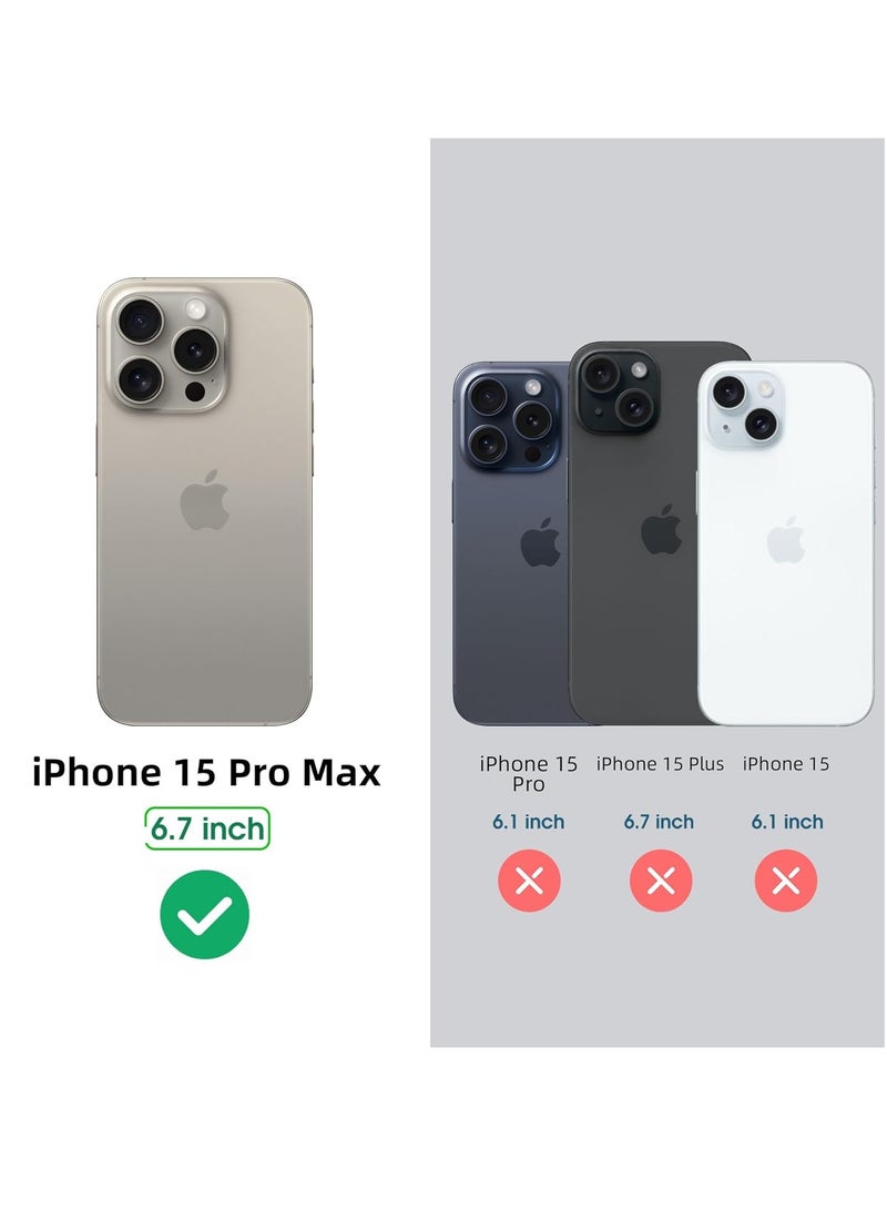 غطاء معدني جديد لهاتف iPhone 15 pro max، غطاء حماية كامل للجسم مضاد للانزلاق ومضاد للخدش، جراب هاتف معدني بسيط ومبرد - Image 2