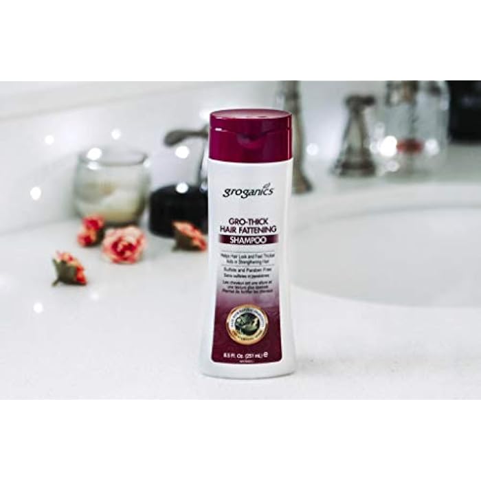 Groganics Thick Hair Fattening Shampoo 8.5oz - Image 2