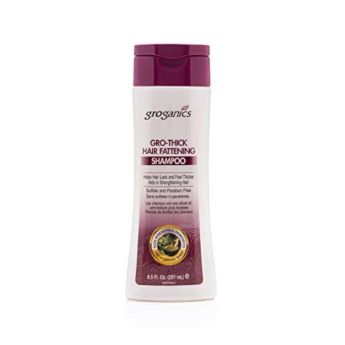 Groganics Thick Hair Fattening Shampoo 8.5oz - Image 1