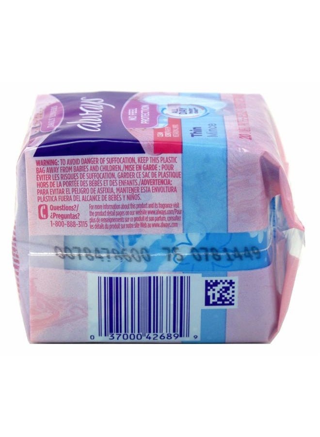 Always Thin Pantiliners - Scented - 20 Pack (Case of 24) - Image 3