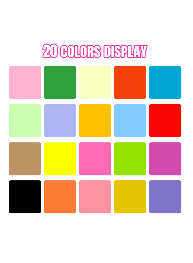 NOVOLAN Origami Paper, A4 200 Sheets Colorful Craft Paper for Kids, 20 Colors, Double-Sided Easy-Fold Paper, for Origami, Paper Cutting, DIY Projects, Decorations, Vibrant Print Quality, 29.7x21cm - Image 3