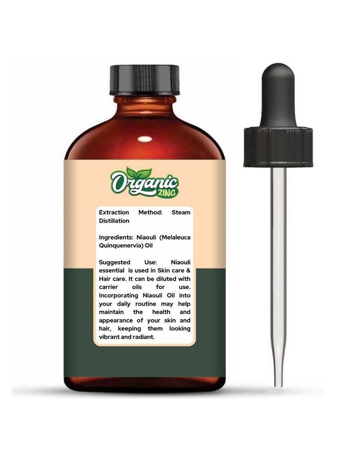 ORGANIC ZING زيت نياولي العضوي (ميلاليوكا كوينكوينيرفيا) | زيت أساسي نقي وطبيعي للعناية بالبشرة والشعر - 118 مل/3.99 أونصة سائلة - Image 2