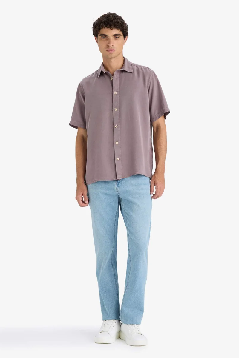 ديفاكتو Regular Fit Sensual Short Sleeve Shirt