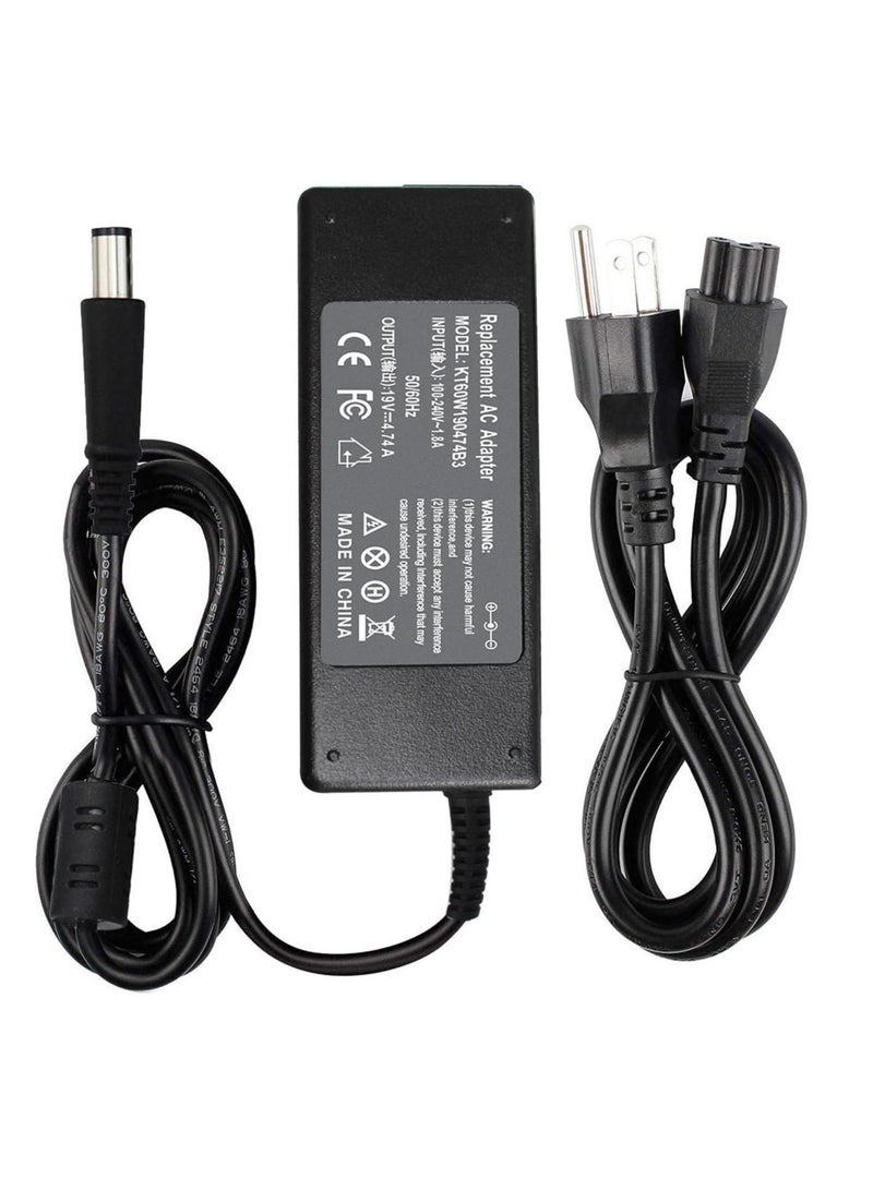 90W 19V 4.74A AC Charger for HP Pavilion All-in-One Desktop 22-3030 22-3110 23-g010 24-g020 18-5110 19-2304 20-B010 20-B013W 20-B014 21-h. 010 2 wire adapter 1-2024 - Image 1