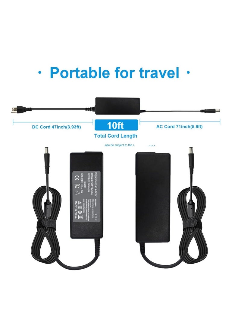 90W 19V 4.74A AC Charger for HP Pavilion All-in-One Desktop 22-3030 22-3110 23-g010 24-g020 18-5110 19-2304 20-B010 20-B013W 20-B014 21-h. 010 2 wire adapter 1-2024 - Image 3